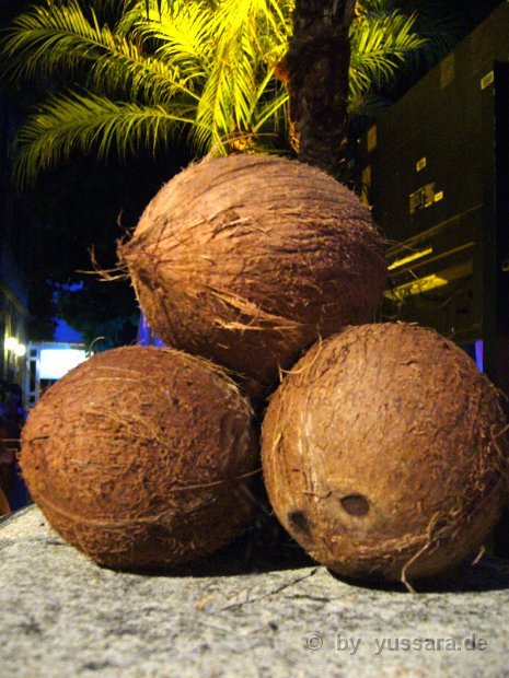 Das Highlight, traditionelles Kokosnuss öffnen zur Begrüßung ihrer Gäste (2)